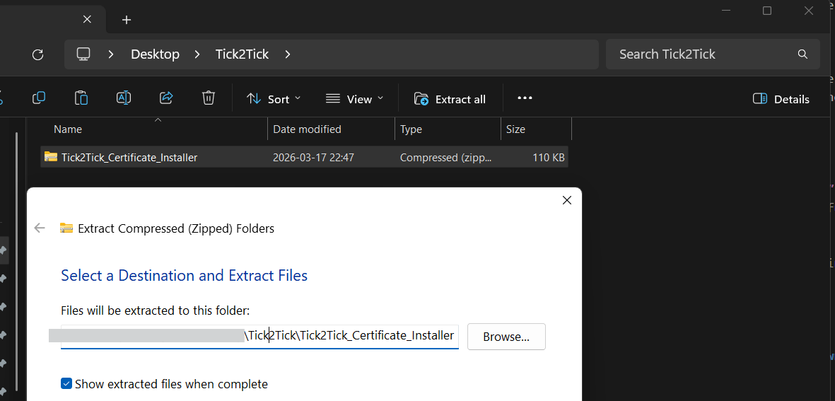 Extract DLL Cert. Signer Installer